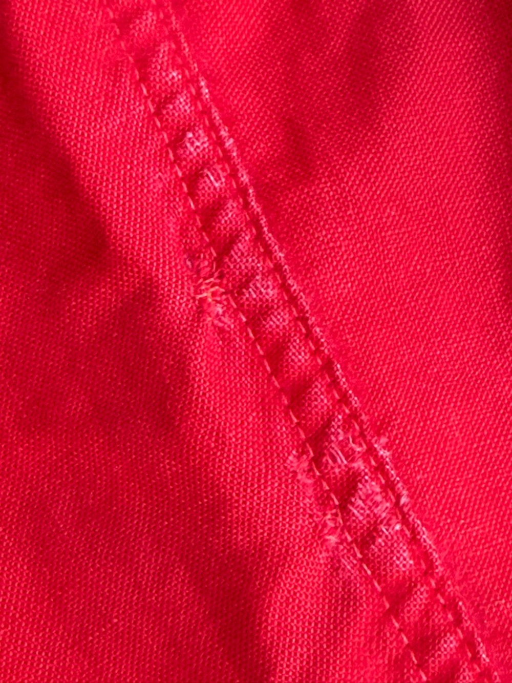 L.L. Bean Red Flannel Shirt Womens L 14 Long Sleeve Button Down Soft - Picture 7 of 8